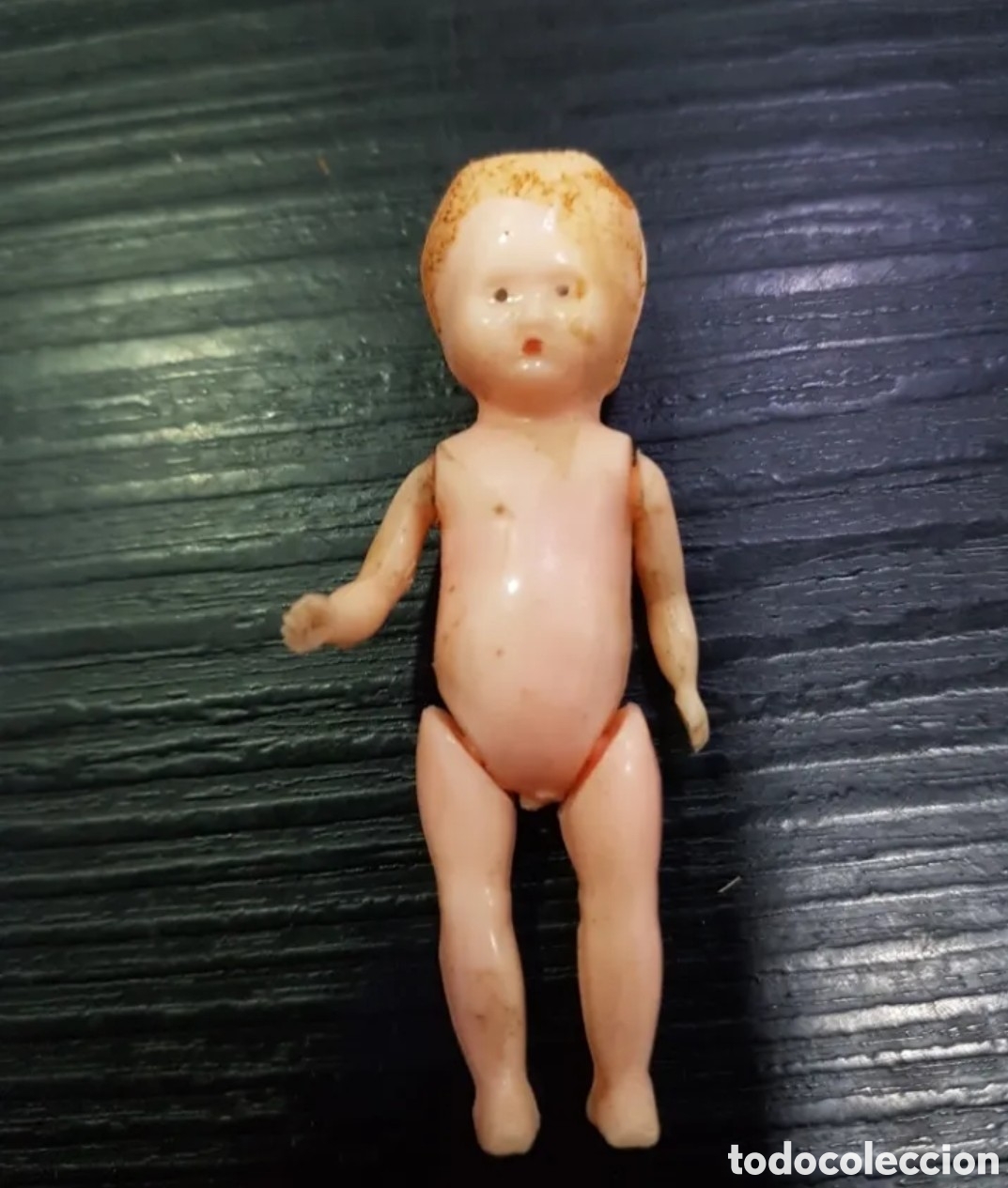Mu&ntilde;eca espa&ntilde;ola clasica: Mu&ntilde;eco antiguo bebe. (L44) - Foto 1