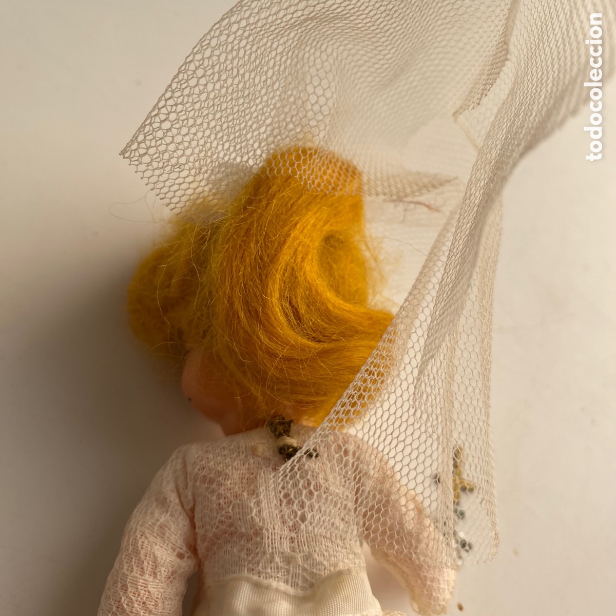 Mu&ntilde;eca espa&ntilde;ola clasica: Mu&ntilde;eca de celuloide 14 cm. primera comuni&oacute;n - Foto 7