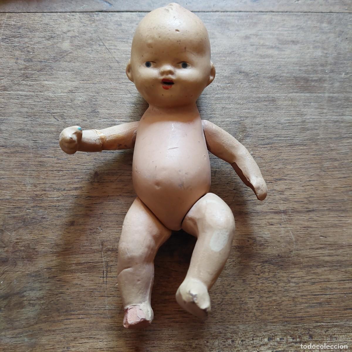 Mu&ntilde;eca espa&ntilde;ola clasica: Antigua mu&ntilde;eca de terracota - Foto 1