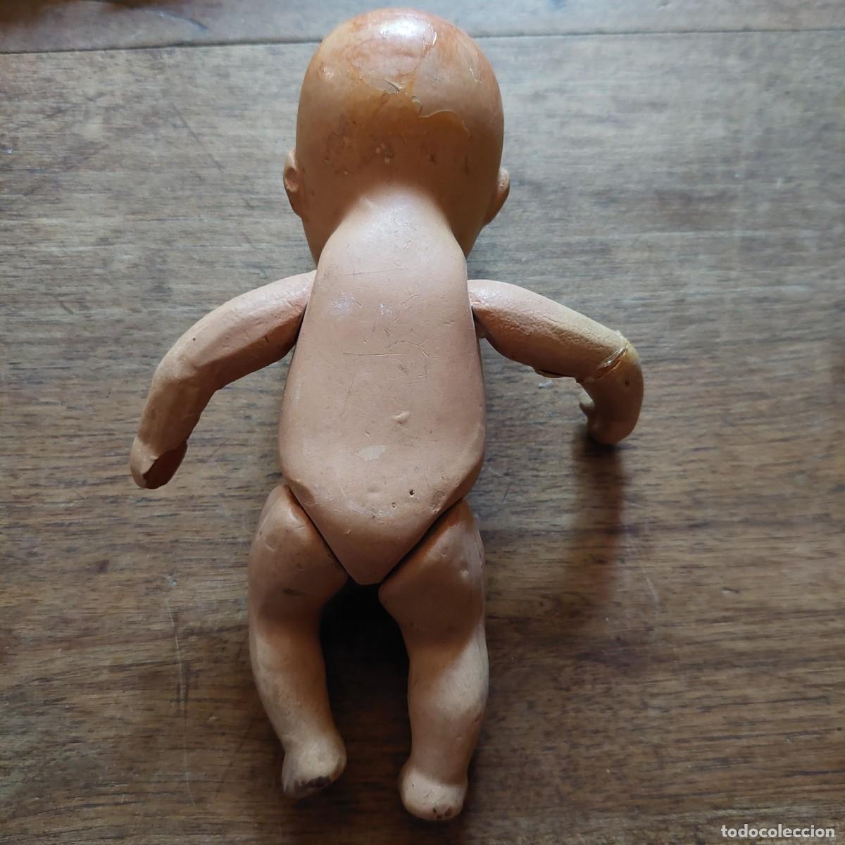 Mu&ntilde;eca espa&ntilde;ola clasica: Antigua mu&ntilde;eca de terracota - Foto 2