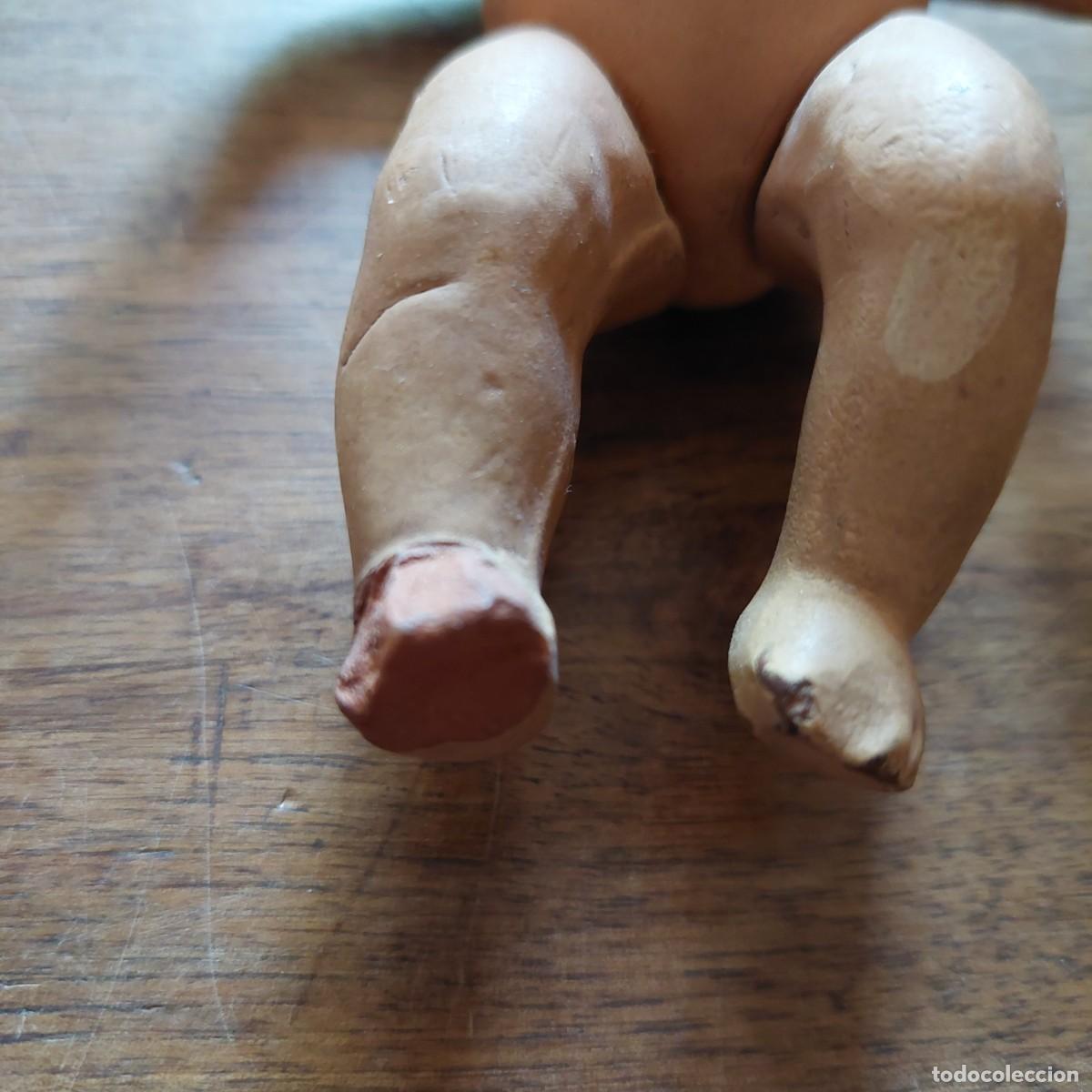 Mu&ntilde;eca espa&ntilde;ola clasica: Antigua mu&ntilde;eca de terracota - Foto 4