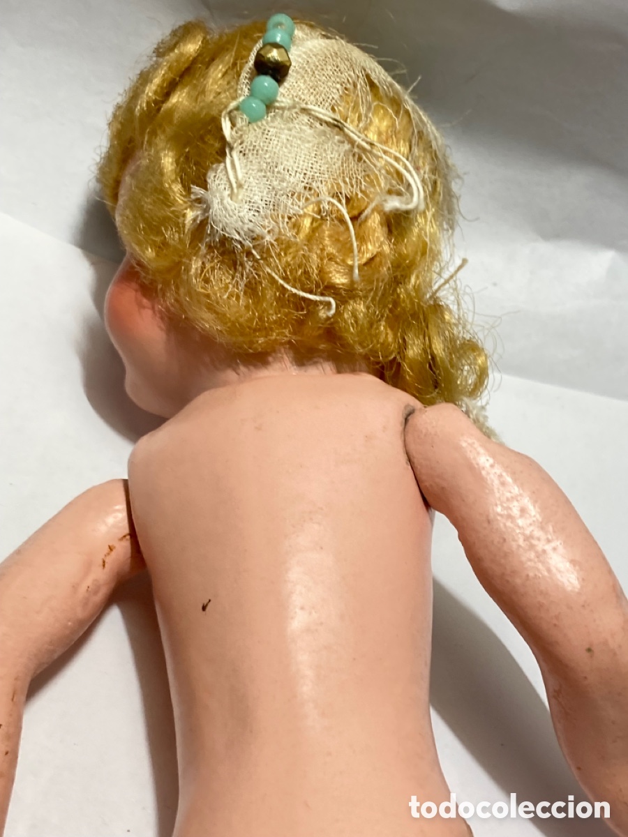 Mu&ntilde;eca espa&ntilde;ola clasica: Mun&ntilde;eca antigua 25cm echa a mano - Foto 9