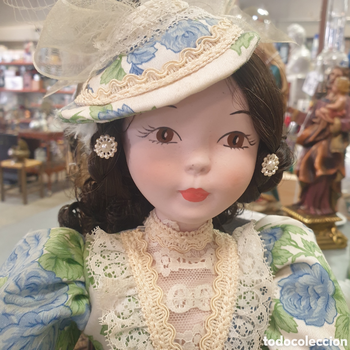 Mu&ntilde;eca espa&ntilde;ola clasica: Preciosa mu&ntilde;eca de porcelana - Foto 2