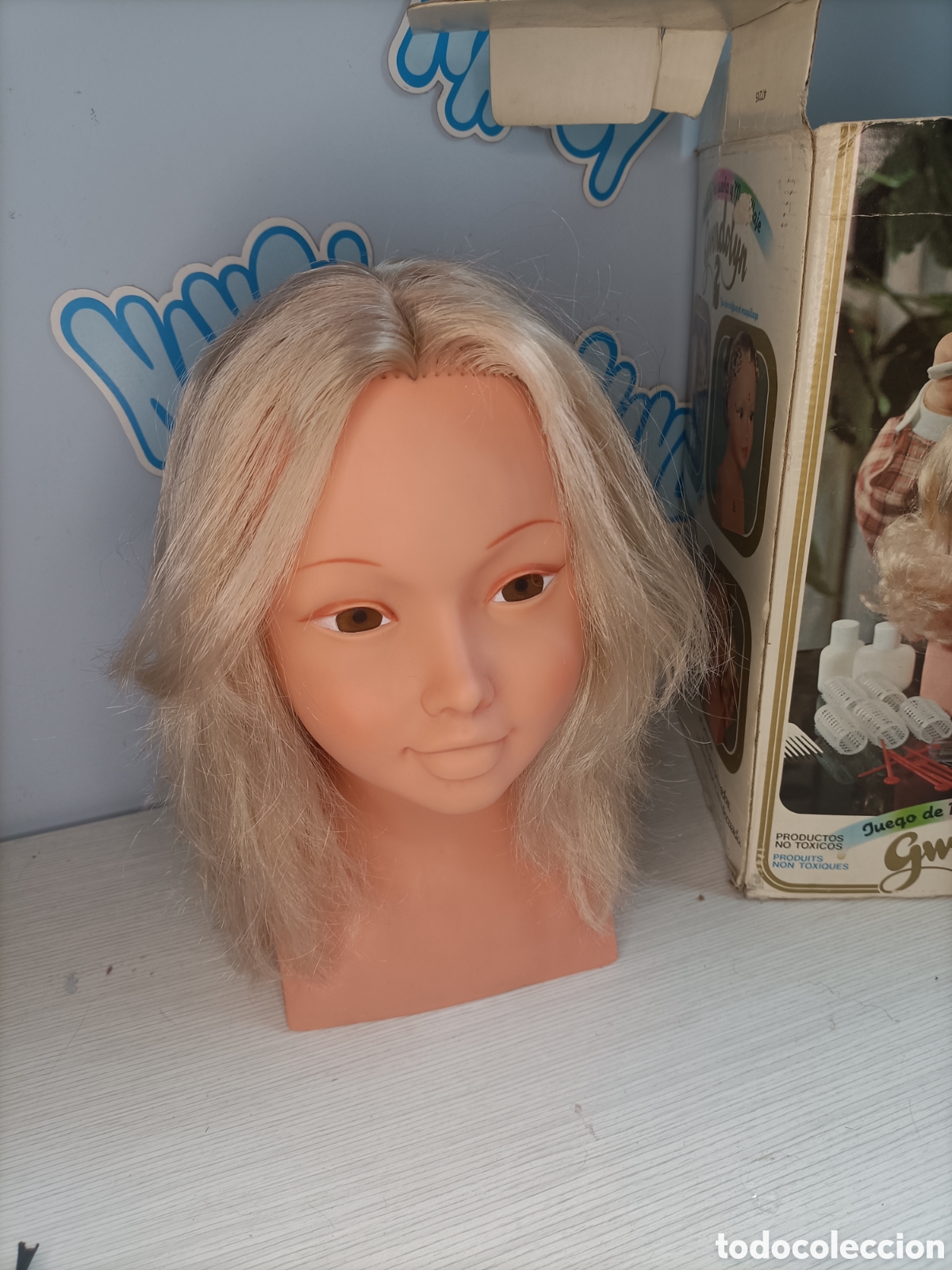 Mu&ntilde;eca espa&ntilde;ola clasica: Cabeza de mu&ntilde;eca Guendolyn - Foto 3