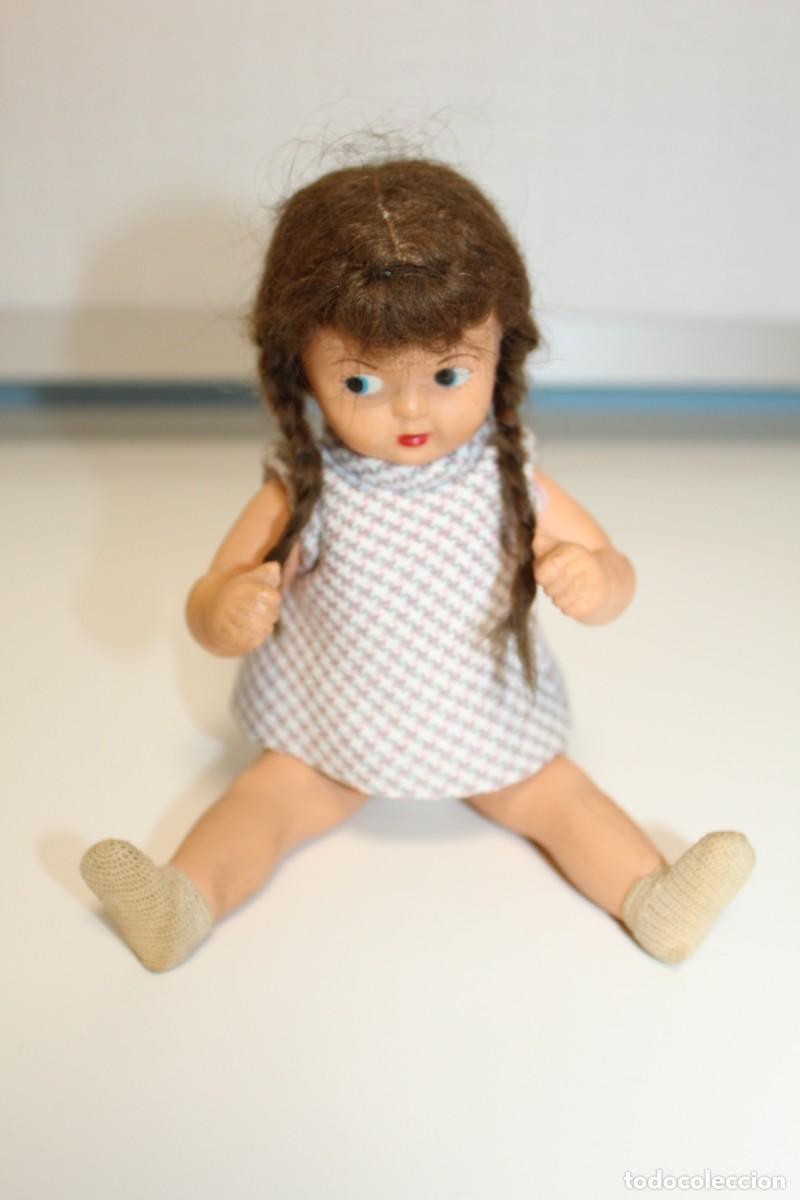 Mu&ntilde;eca espa&ntilde;ola clasica: ANTIGUA MU&Ntilde;ECA DE CELULOIDE CARITA DECORADA - Foto 1