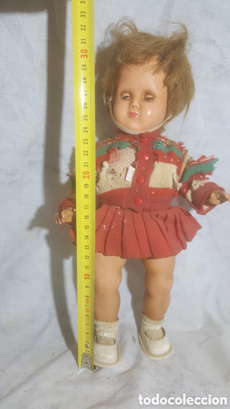 Mu&ntilde;eca espa&ntilde;ola clasica: ANTIGUA MU&Ntilde;ECA DE CELULOIDE - Foto 3