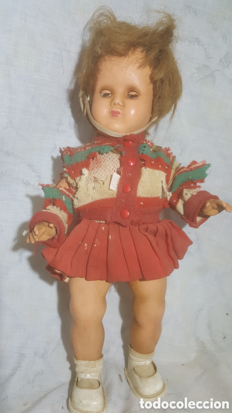 Mu&ntilde;eca espa&ntilde;ola clasica: ANTIGUA MU&Ntilde;ECA DE CELULOIDE - Foto 1