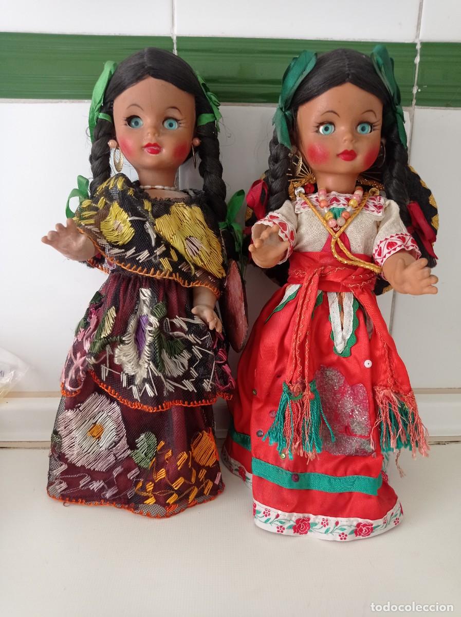 Mu&ntilde;eca espa&ntilde;ola clasica: Pareja de antiguas mu&ntilde;ecas - Foto 1