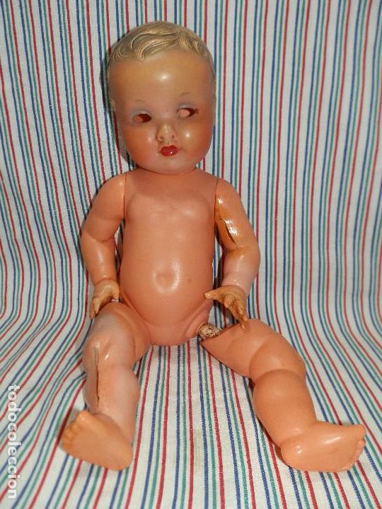 Mu&ntilde;eca espa&ntilde;ola clasica: ANTIGUA MU&Ntilde;ECA FRANCESA, MOLINO, CELULOIDE - Foto 3