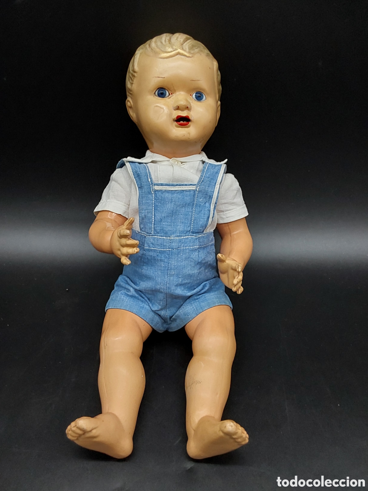 Mu&ntilde;eca espa&ntilde;ola clasica: Mu&ntilde;eco de celuloide marca:Antonio Parra. A&ntilde;o 1900 - Foto 1