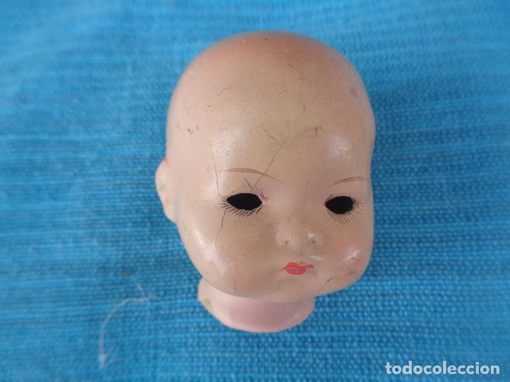 Mu&ntilde;eca espa&ntilde;ola clasica: ANTIGUA CABEZA DE MU&Ntilde;ECO AM - Foto 1