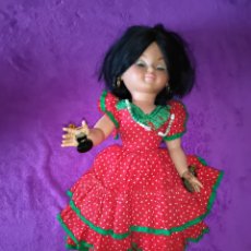 Muñeca española clasica: ANTIGUA MUÑECA DE SEVILLANA OJOS IRIS MARGARITA