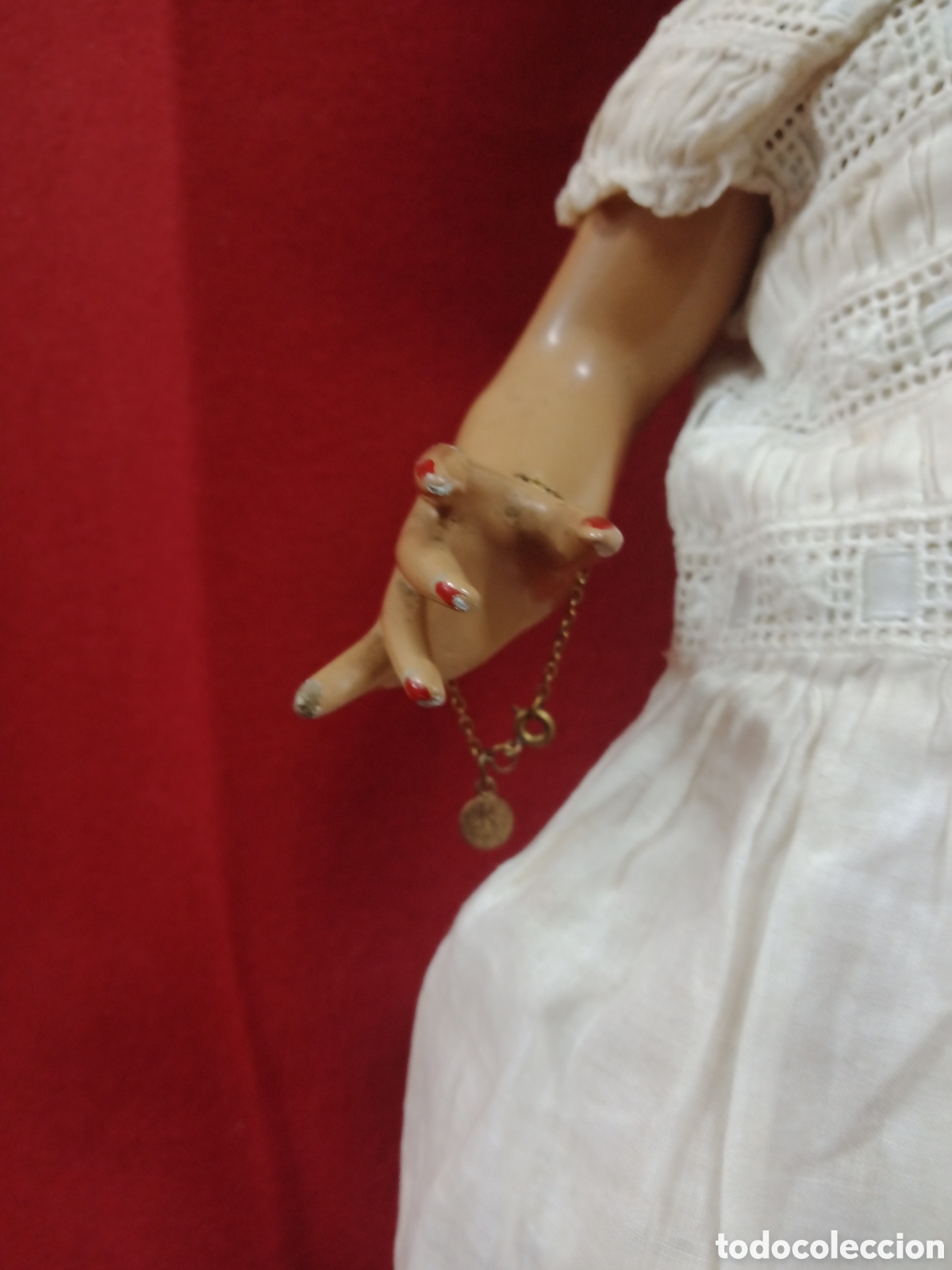 Mu&ntilde;eca espa&ntilde;ola clasica: Antigua mu&ntilde;eca de cart&oacute;n - Foto 5
