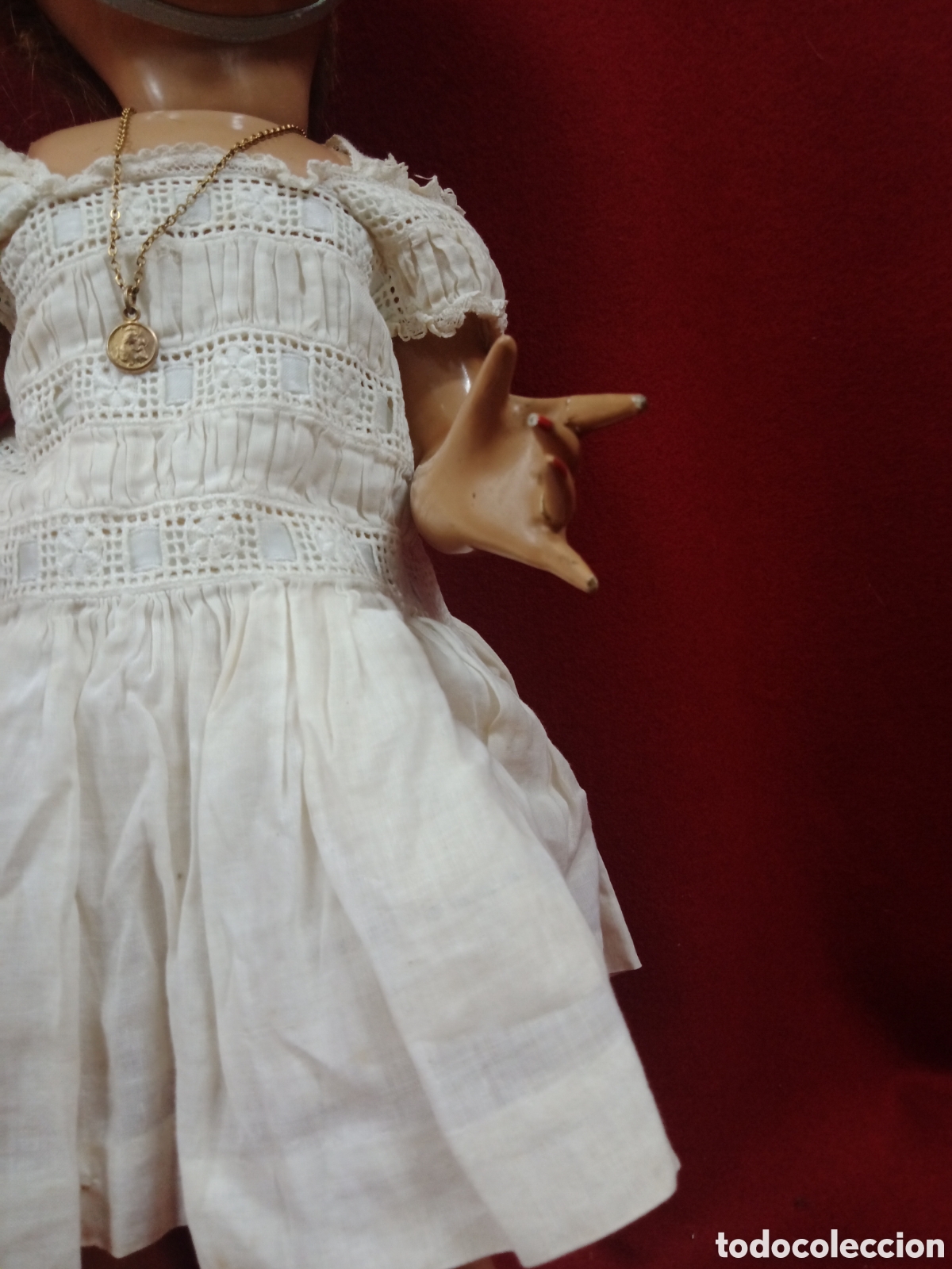 Mu&ntilde;eca espa&ntilde;ola clasica: Antigua mu&ntilde;eca de cart&oacute;n - Foto 6