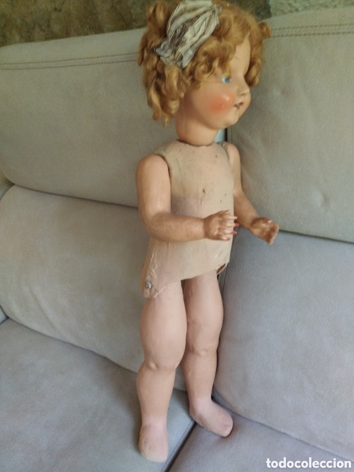 Mu&ntilde;eca espa&ntilde;ola clasica: *MU&Ntilde;ECA ANDADORA. 1940 (RAF:B/dh) - Foto 11