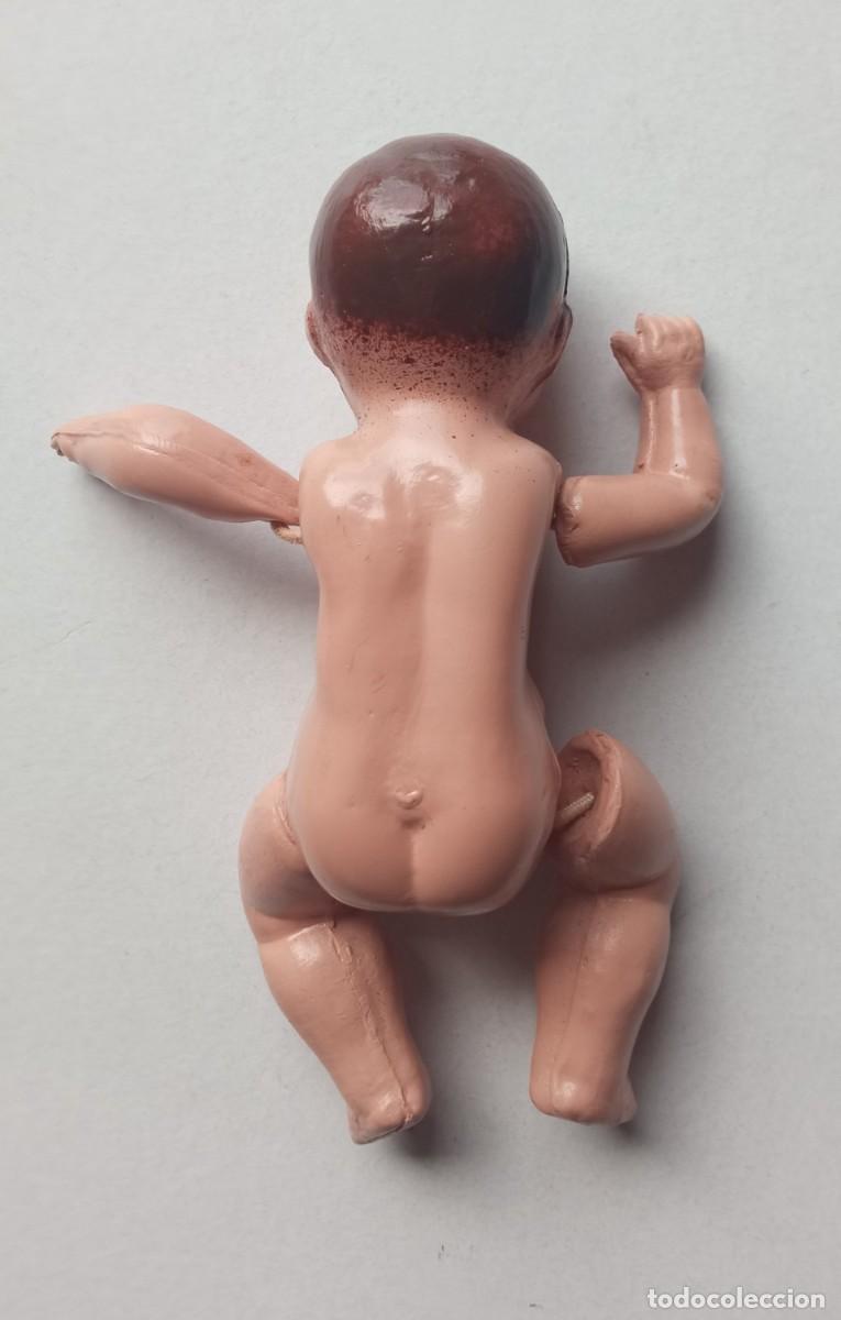 Mu&ntilde;eca espa&ntilde;ola clasica: 3 mu&ntilde;ecos de celuloide- de 10,5 cms. - Foto 4