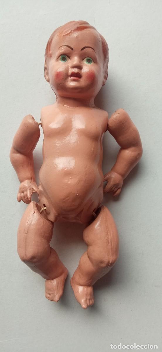 Mu&ntilde;eca espa&ntilde;ola clasica: Mu&ntilde;eco celuloide, 16,5 cms.de - Foto 1