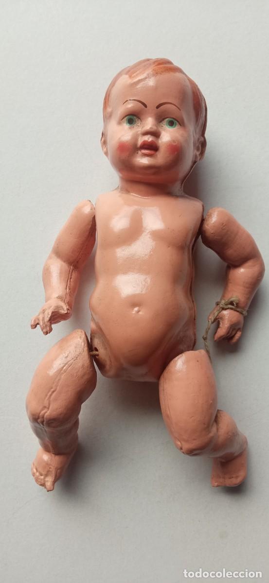 Mu&ntilde;eca espa&ntilde;ola clasica: Mu&ntilde;eco celuloide de 16,5 cms alto - Foto 1