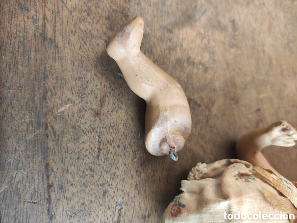 Mu&ntilde;eca espa&ntilde;ola clasica: Antigua mu&ntilde;eca en terracota. - Foto 6