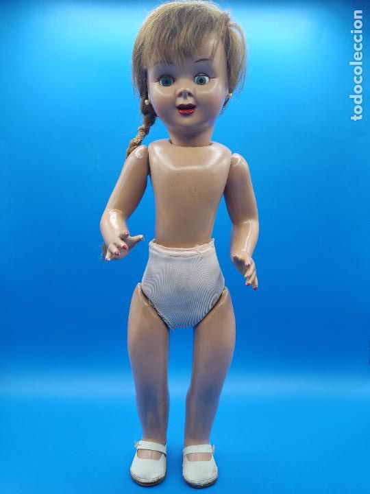 Mu&ntilde;eca espa&ntilde;ola clasica: ANTIGUA MU&Ntilde;ECA TERESIN DE CELULOIDE Y MARCADA EN NUCA - Foto 1