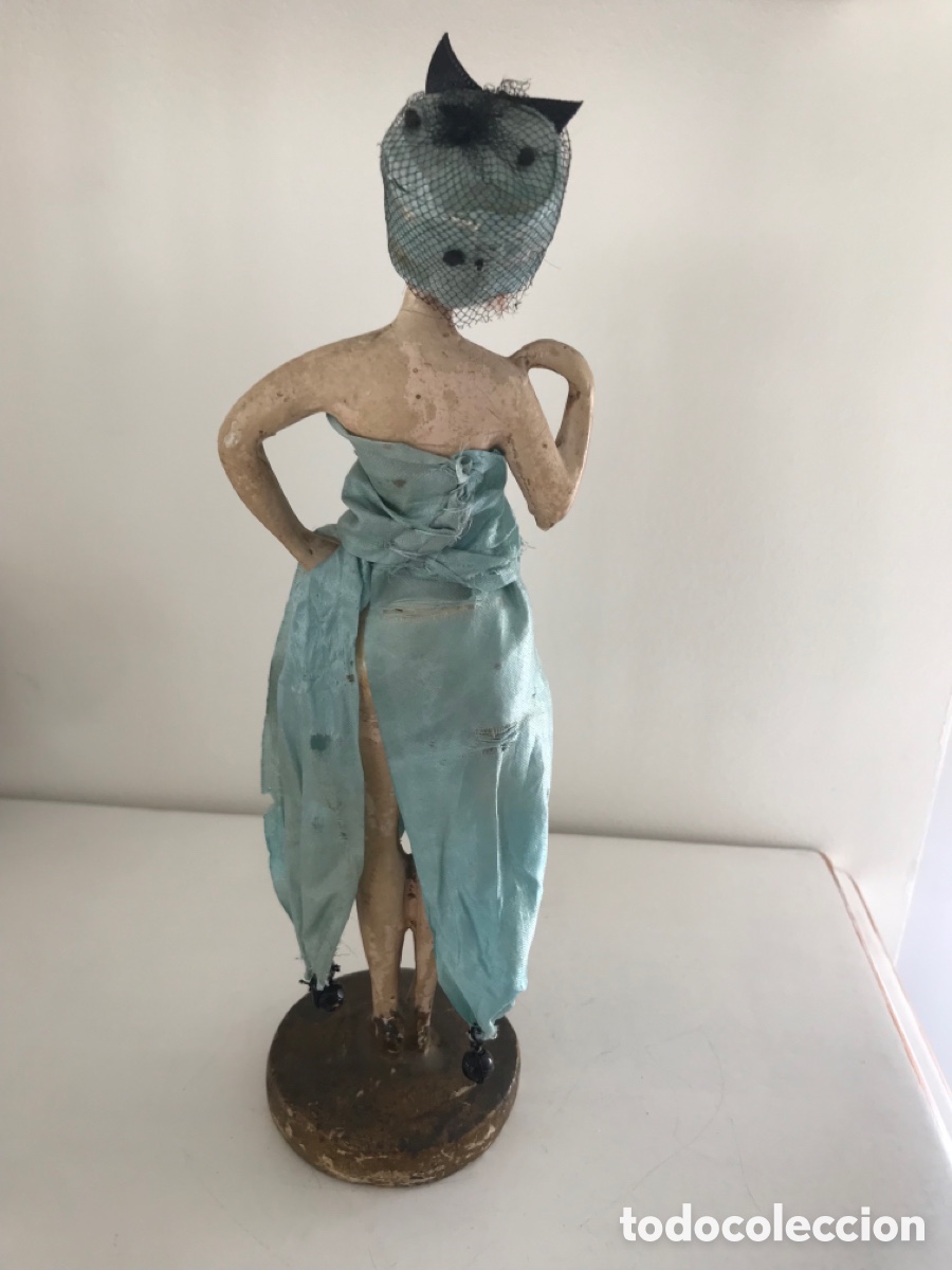 Mu&ntilde;eca espa&ntilde;ola clasica: Mu&ntilde;eca muy antigua con ropa de &eacute;poca - Foto 6