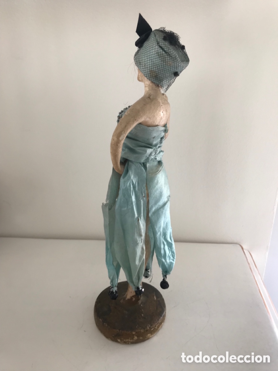 Mu&ntilde;eca espa&ntilde;ola clasica: Mu&ntilde;eca muy antigua con ropa de &eacute;poca - Foto 8