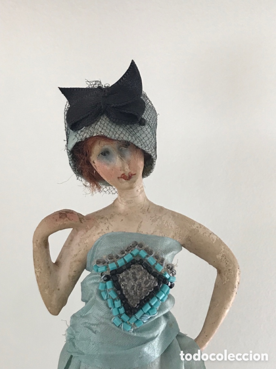 Mu&ntilde;eca espa&ntilde;ola clasica: Mu&ntilde;eca muy antigua con ropa de &eacute;poca - Foto 10