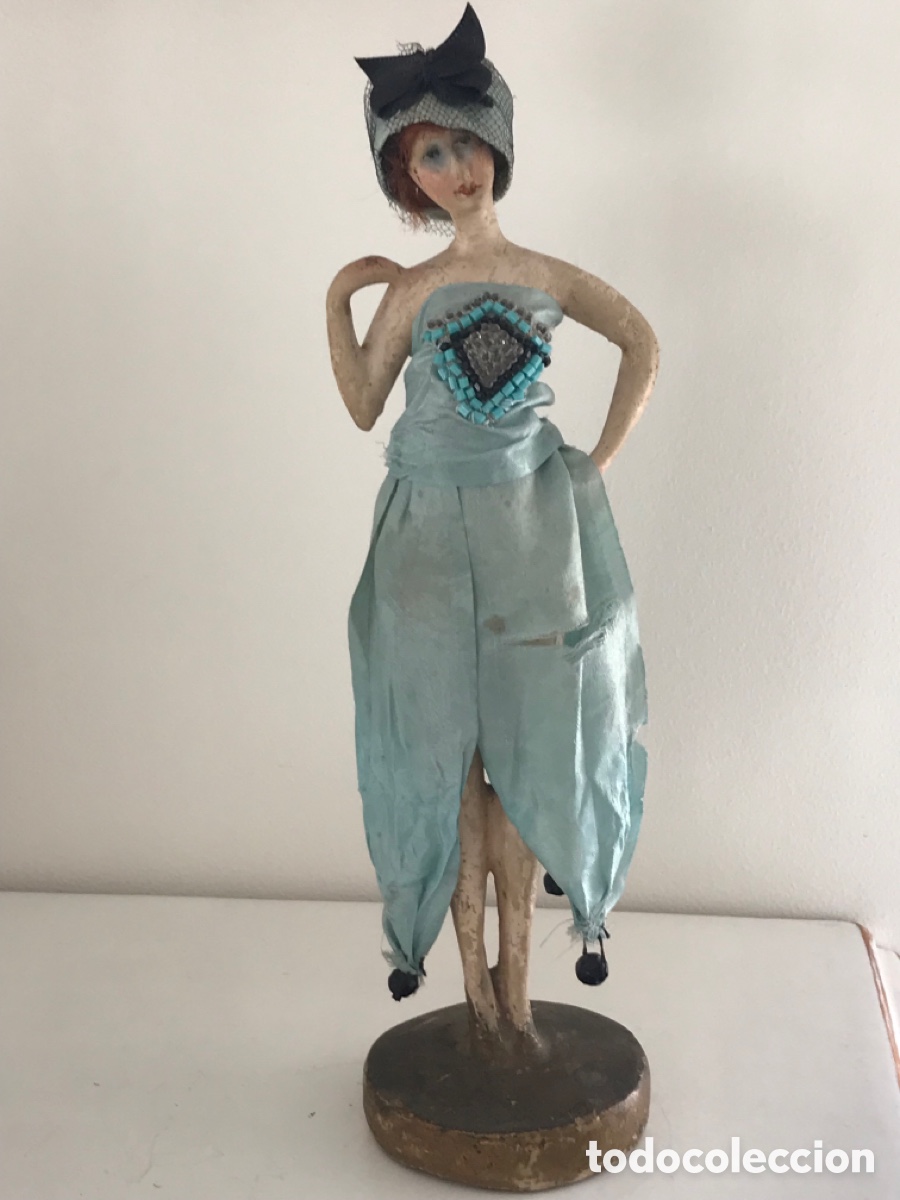 Mu&ntilde;eca espa&ntilde;ola clasica: Mu&ntilde;eca muy antigua con ropa de &eacute;poca - Foto 11