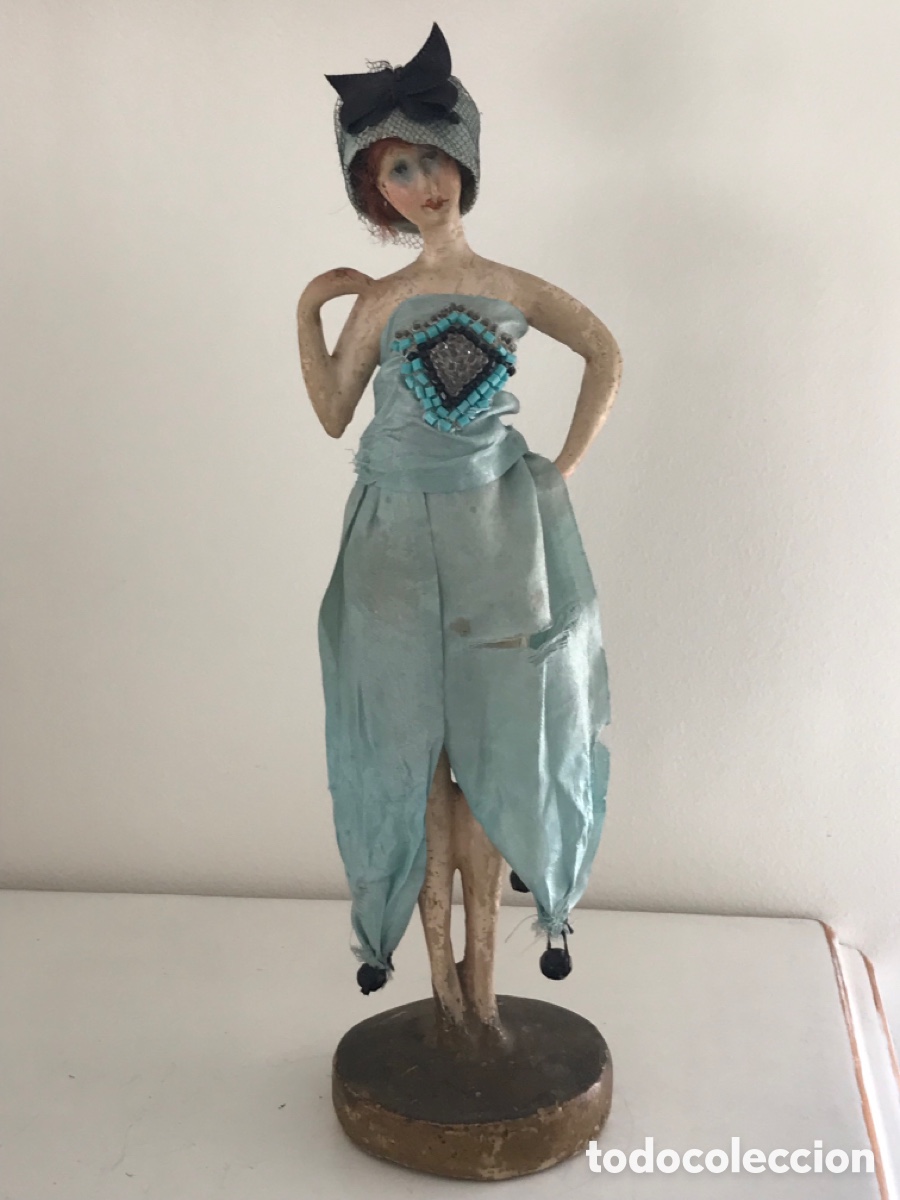 Mu&ntilde;eca espa&ntilde;ola clasica: Mu&ntilde;eca muy antigua con ropa de &eacute;poca - Foto 12
