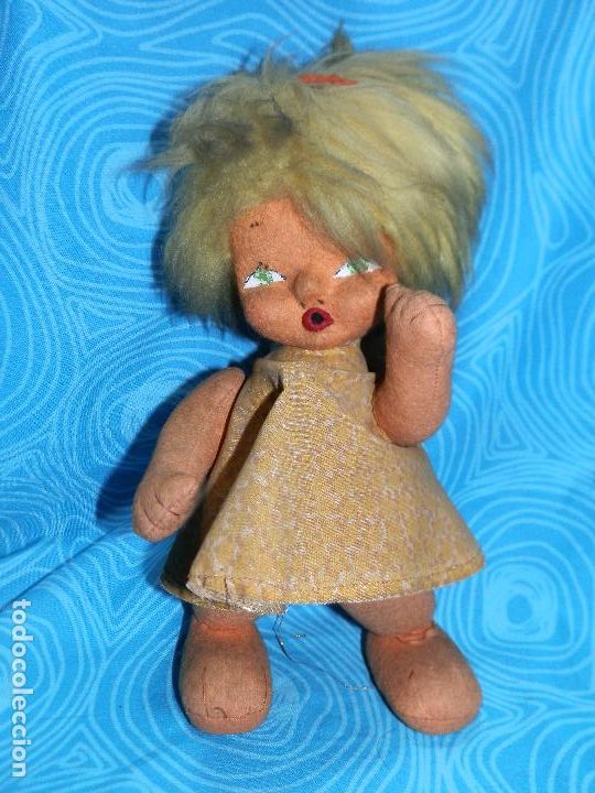 Mu&ntilde;eca espa&ntilde;ola clasica: ANTIGUO ANGELITO DE FIELTRO - Foto 6