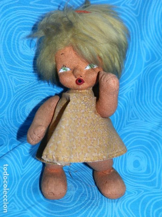 Mu&ntilde;eca espa&ntilde;ola clasica: ANTIGUO ANGELITO DE FIELTRO - Foto 1