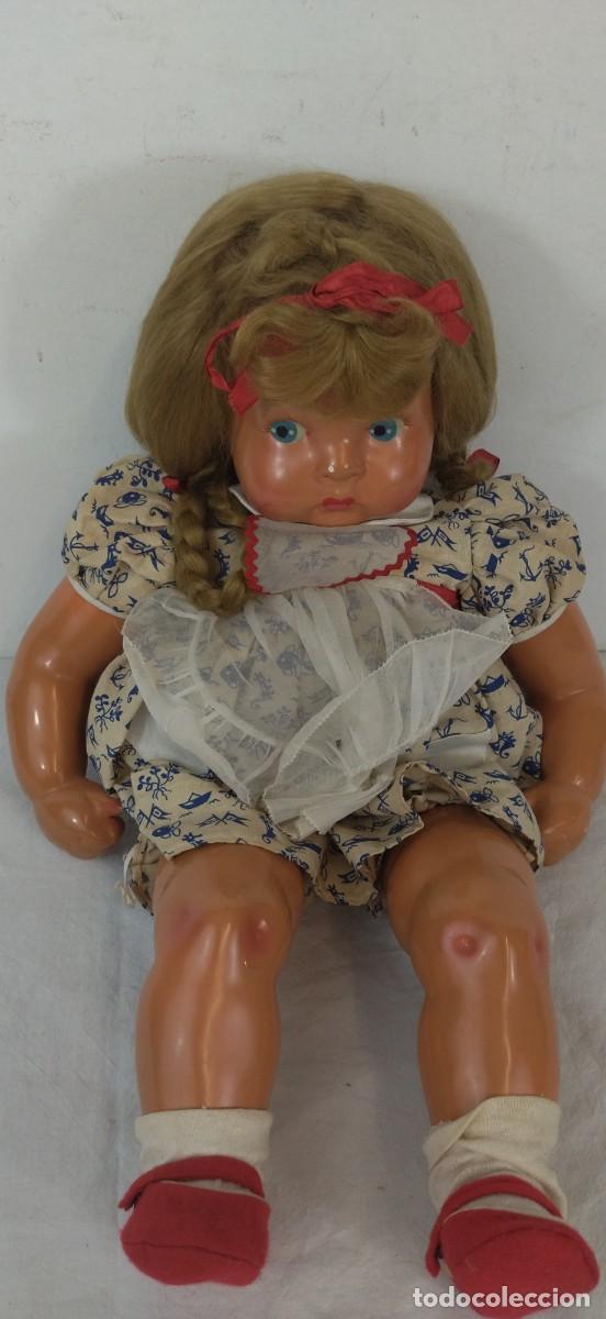 Mu&ntilde;eca espa&ntilde;ola clasica: Mu&ntilde;eca antigua Celuloide y trapo - Foto 2