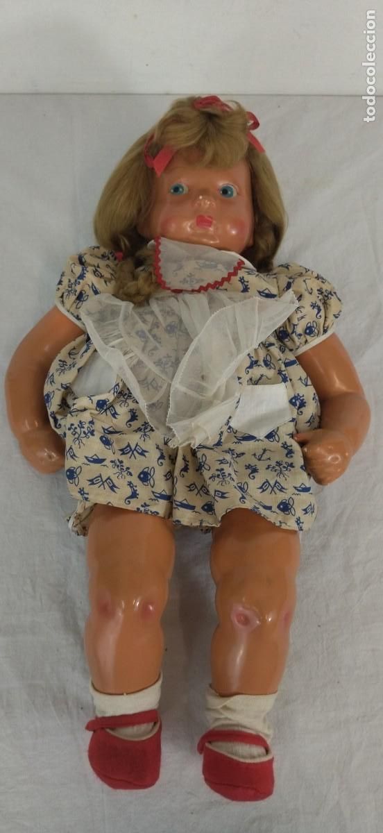 Mu&ntilde;eca espa&ntilde;ola clasica: Mu&ntilde;eca antigua Celuloide y trapo - Foto 4