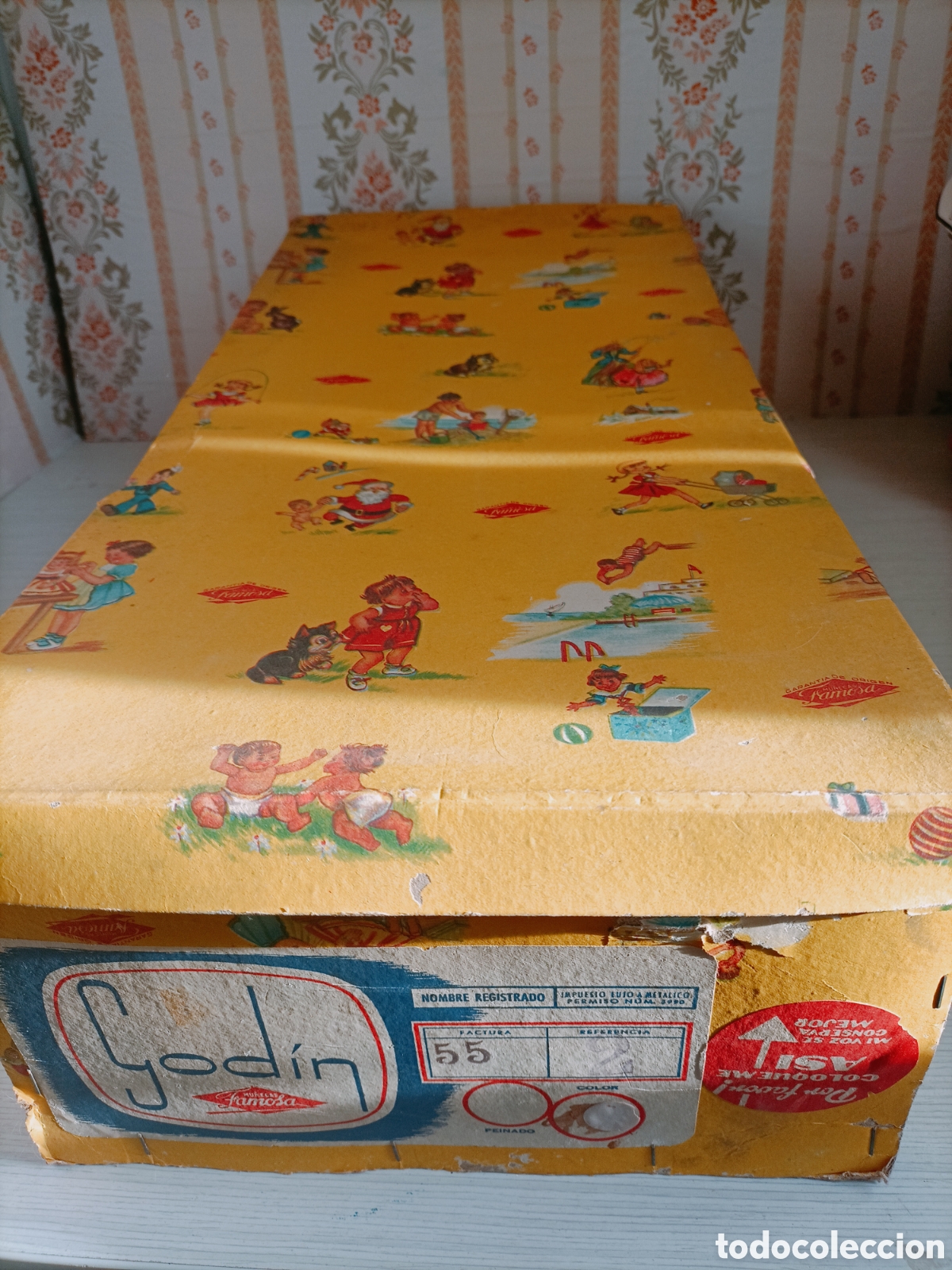 Mu&ntilde;eca espa&ntilde;ola clasica: Mu&ntilde;eco Godin en caja - Foto 4