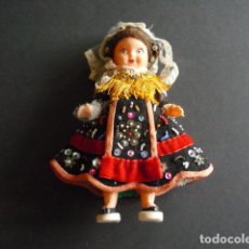 Muñeca española clasica: SALAMANCA UNA CHARRA MUÑECA DE CELULOIDE AÑOS 40-50 18 X 13 CM