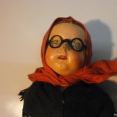 Bambola spagnola classica: CURIOSA MUÑECA ANTIGUA DE CARTON PIEDRA A IDENTIFICAR MIDE 40 CENTIMETROS
