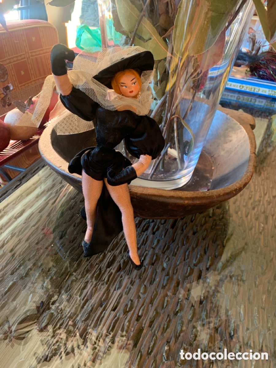 Mu&ntilde;eca espa&ntilde;ola clasica: Bailarina perfecto estado, 23 cms - Foto 1