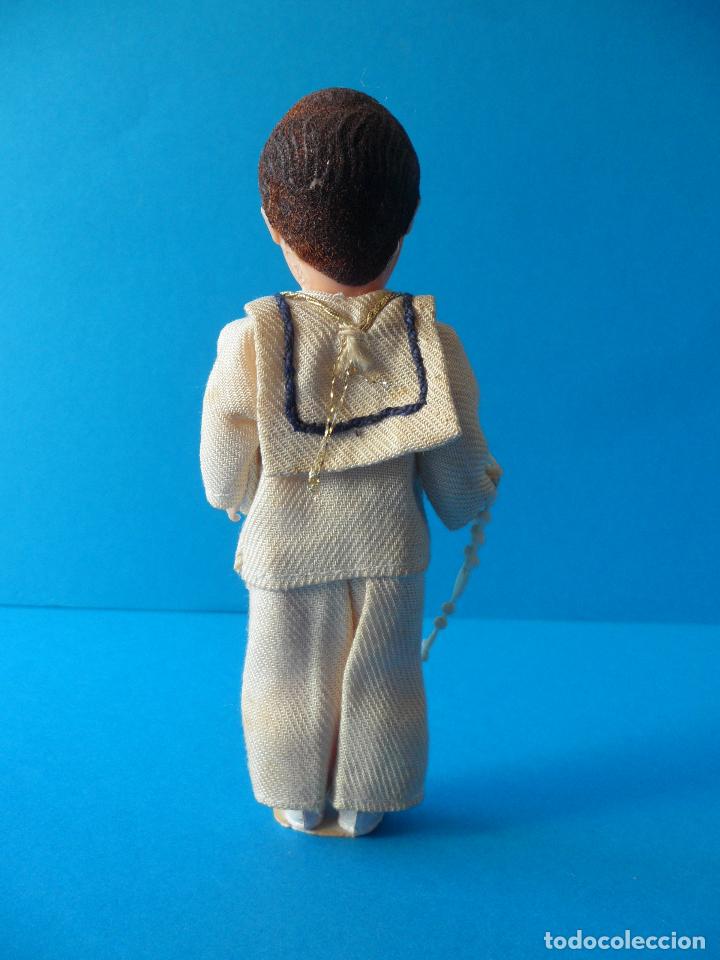 Mu&ntilde;eca espa&ntilde;ola clasica: Antiguo mu&ntilde;eco de Primera Comini&oacute;n de Celuloide o pl&aacute;stico. - Foto 4