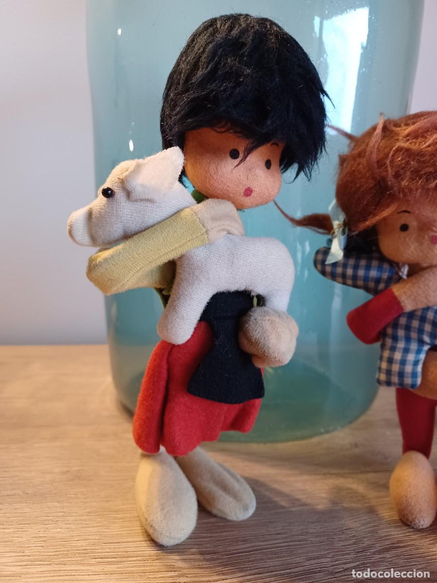 Mu&ntilde;eca espa&ntilde;ola clasica: Pareja de mu&ntilde;ecos de fieltro. - Foto 3