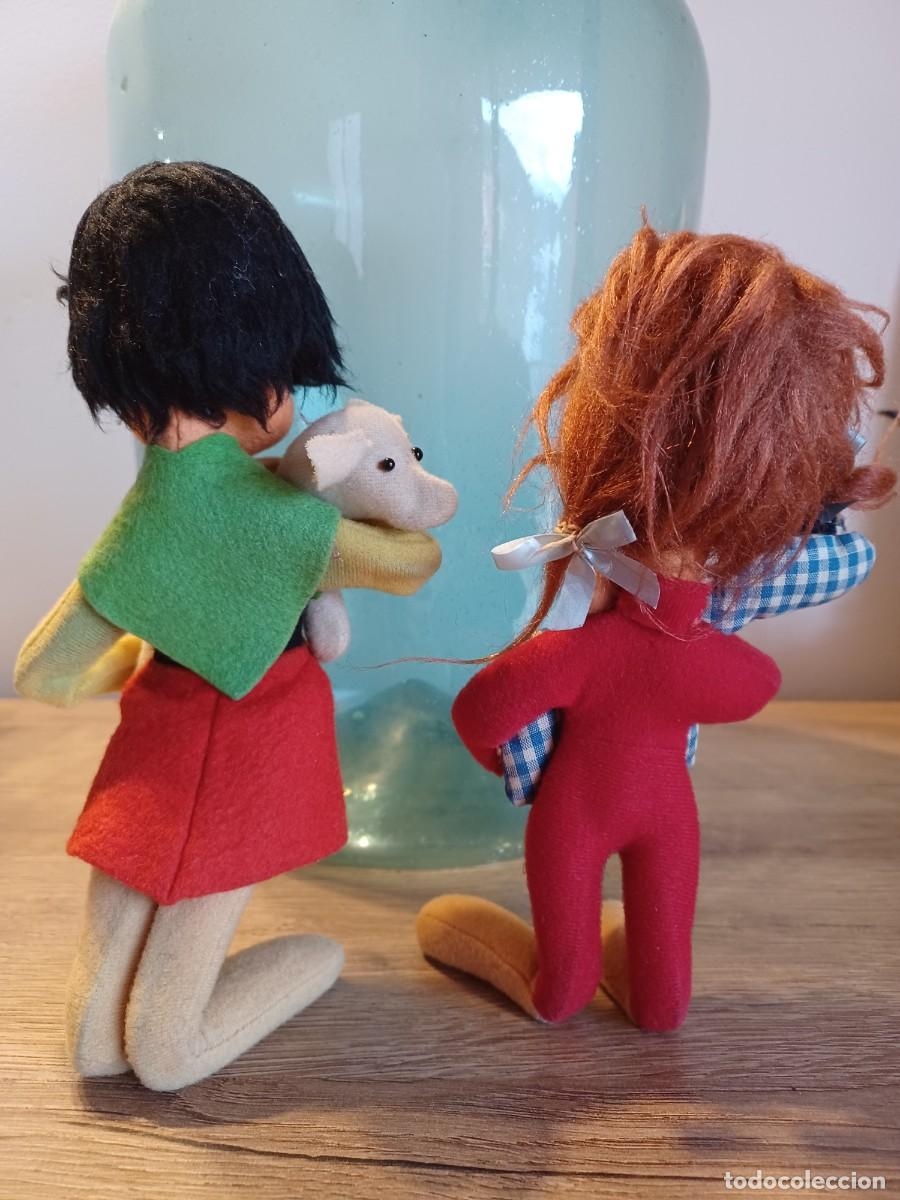 Mu&ntilde;eca espa&ntilde;ola clasica: Pareja de mu&ntilde;ecos de fieltro. - Foto 4