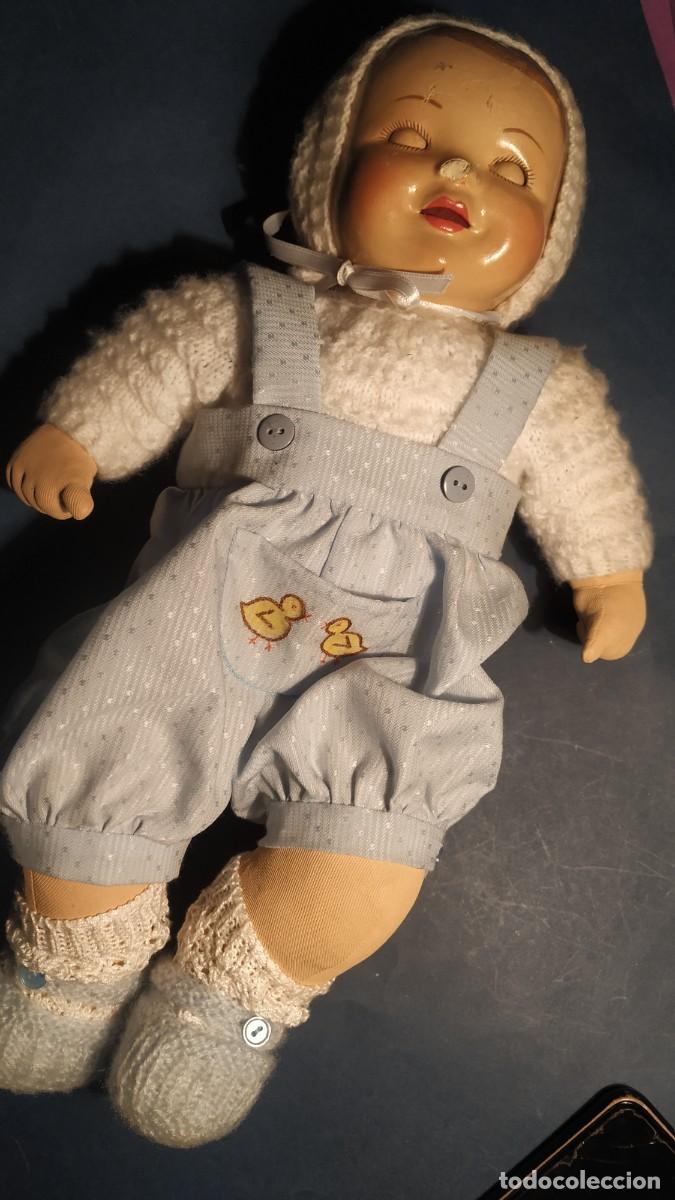 Mu&ntilde;eca espa&ntilde;ola clasica: mu&ntilde;eca antigua, ojos durmientes - Foto 3
