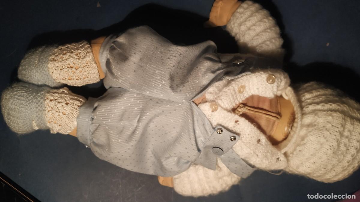 Mu&ntilde;eca espa&ntilde;ola clasica: mu&ntilde;eca antigua, ojos durmientes - Foto 6