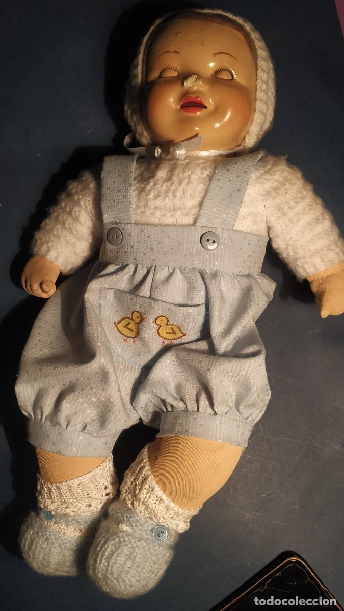 Mu&ntilde;eca espa&ntilde;ola clasica: mu&ntilde;eca antigua, ojos durmientes - Foto 9