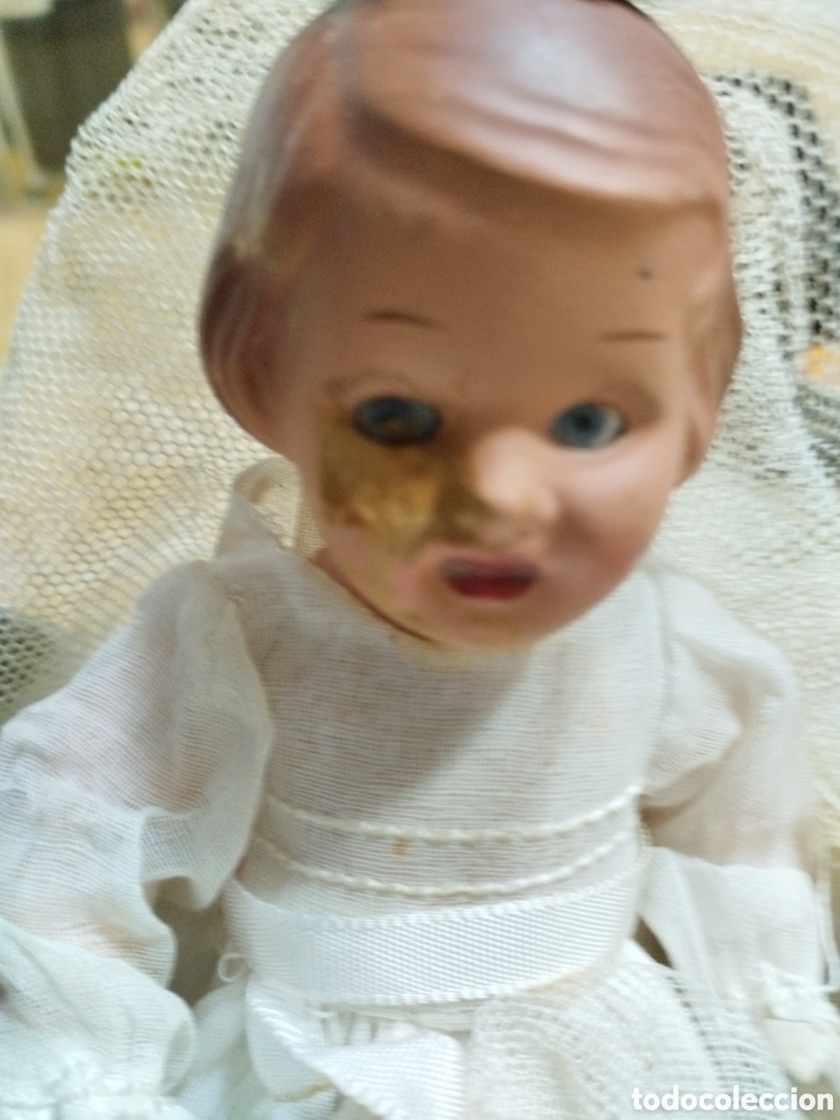 Mu&ntilde;eca espa&ntilde;ola clasica: * MU&Ntilde;ECA COMUNION DE TERRACOTA . 15 CM. (Rf :G/e) - Foto 4