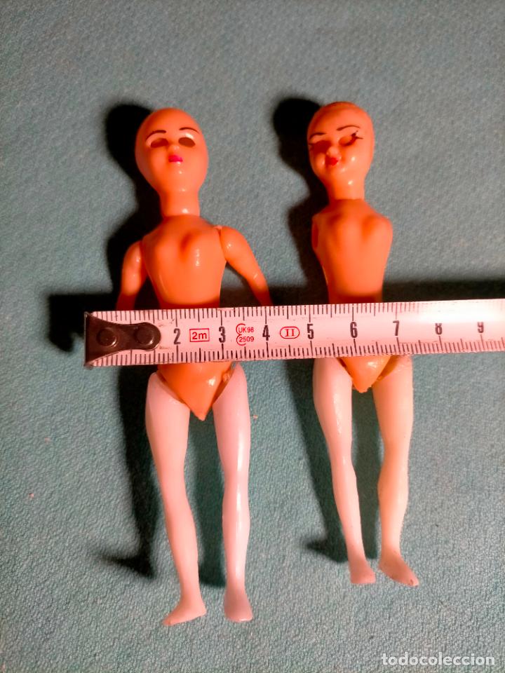 Mu&ntilde;eca espa&ntilde;ola clasica: Lote 2 mu&ntilde;ecas peque&ntilde;as antiguas de celuloide sin ropa - Foto 4