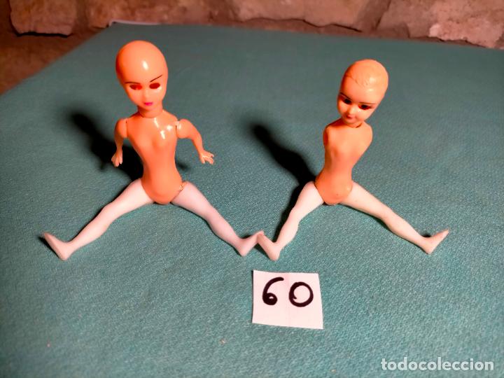 Mu&ntilde;eca espa&ntilde;ola clasica: Lote 2 mu&ntilde;ecas peque&ntilde;as antiguas de celuloide sin ropa - Foto 8