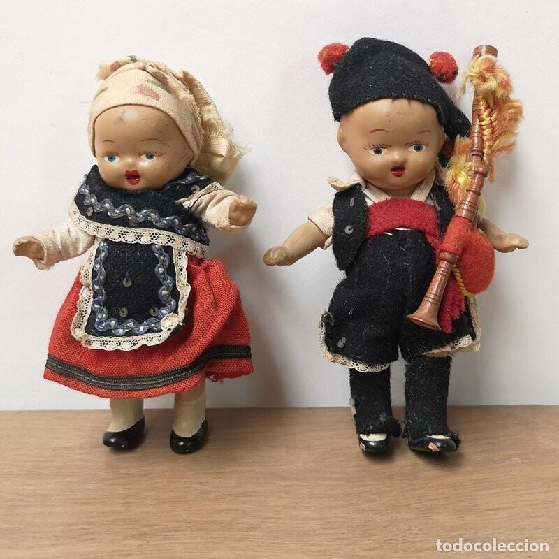 Mu&ntilde;eca espa&ntilde;ola clasica: Pareja de Peque&ntilde;os Mu&ntilde;ecos Galegos - Foto 7