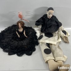Bambola spagnola classica: PAREJA DE ANTIGUOS MUÑECOS DE PORCELANA