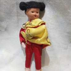 Bambola spagnola classica: ANTIGUO MUÑECO TORERO CABEZA DE CELULOIDE/PVC