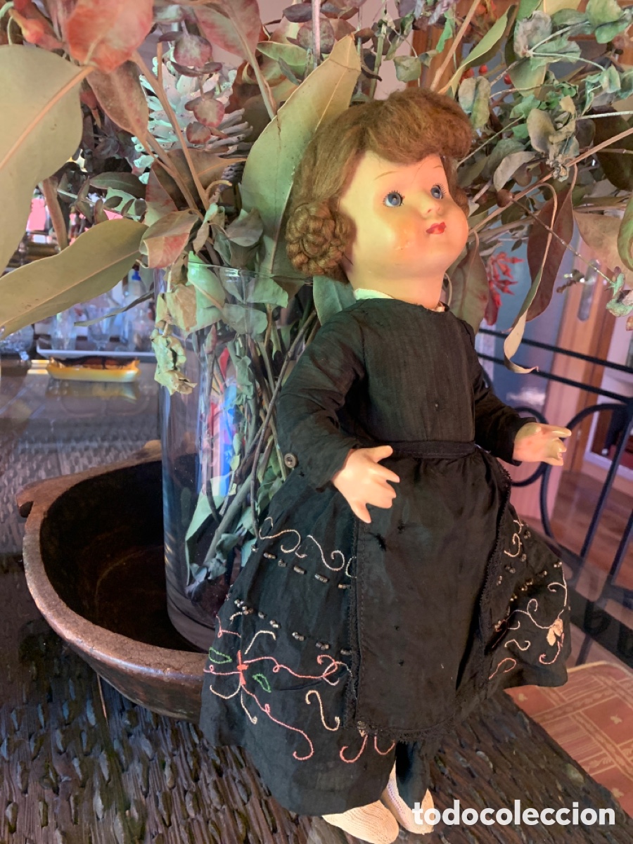 Mu&ntilde;eca espa&ntilde;ola clasica: Antigua mu&ntilde;eca de origen, sin marca. - Foto 3